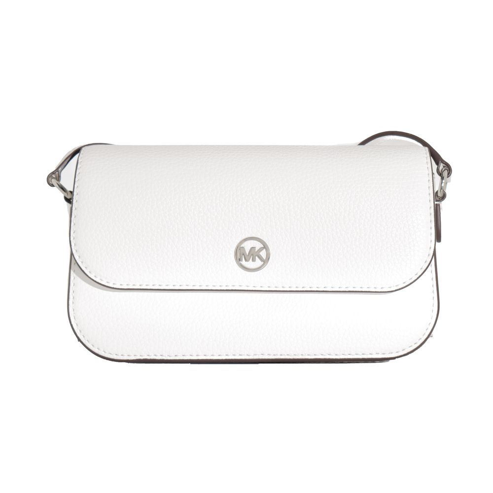 Michael Kors Weiße Leder Umhängetasche