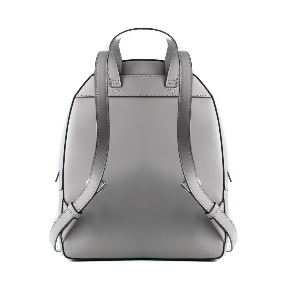 Michael Kors Grauer Lederrucksack