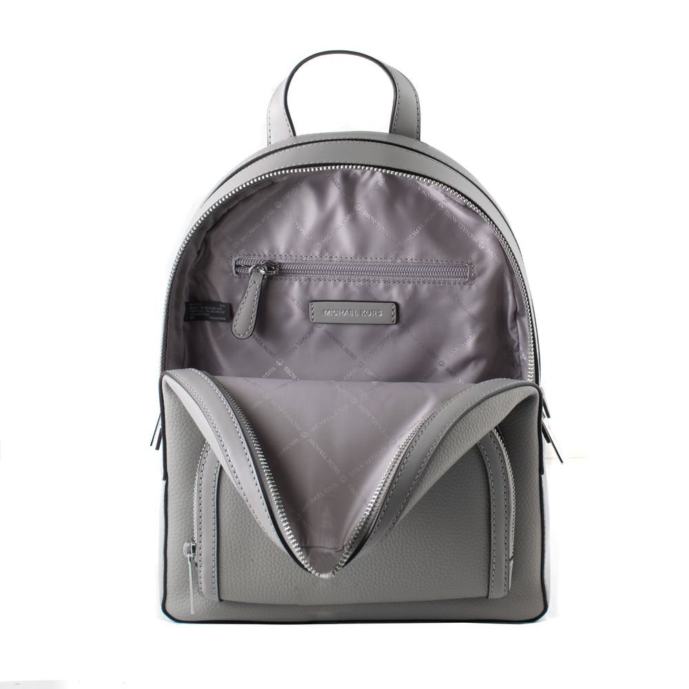 Michael Kors Grauer Lederrucksack