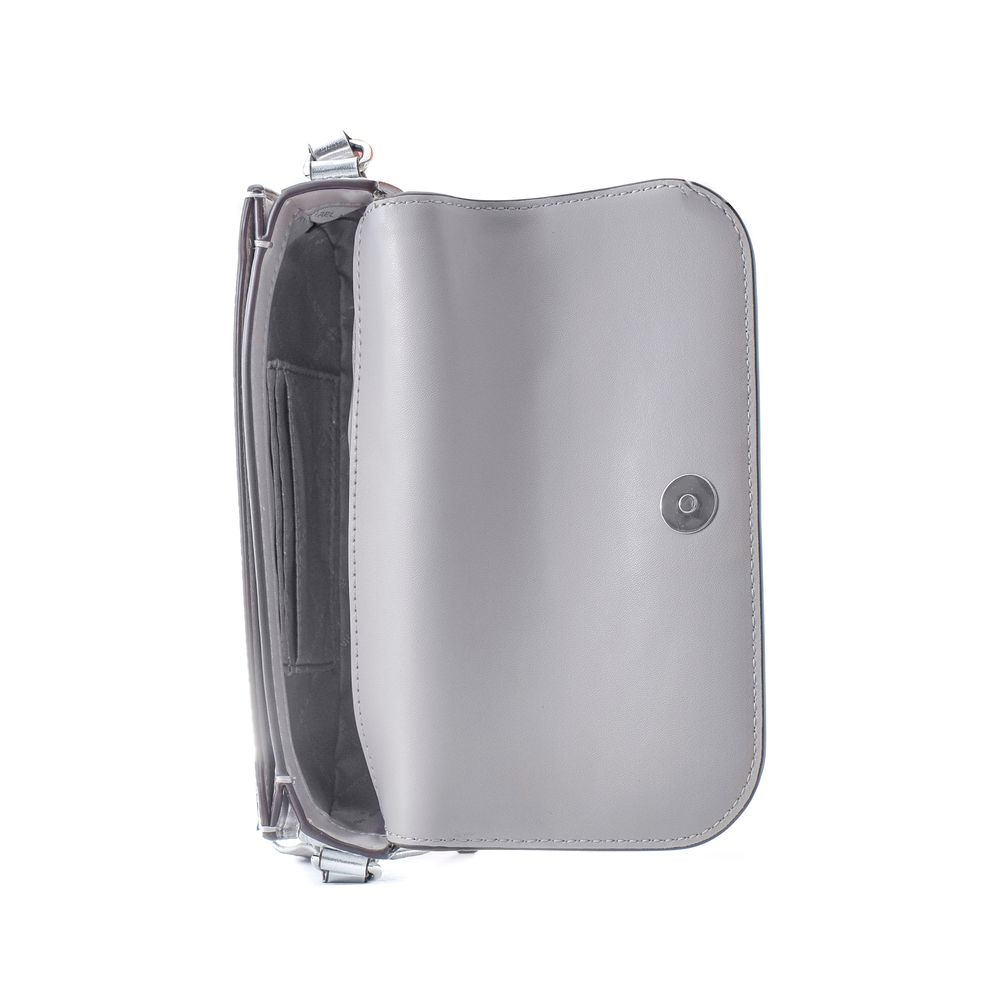 Michael Kors Graue Leder Schultertasche