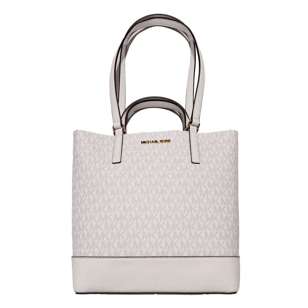 Michael Kors Weiße Leder-Tote Bag
