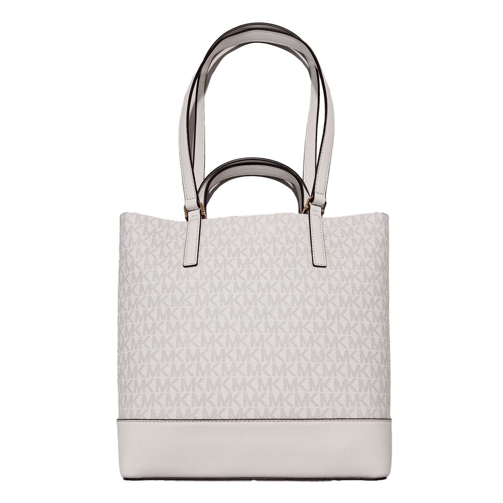 Michael Kors Weiße Leder-Tote Bag