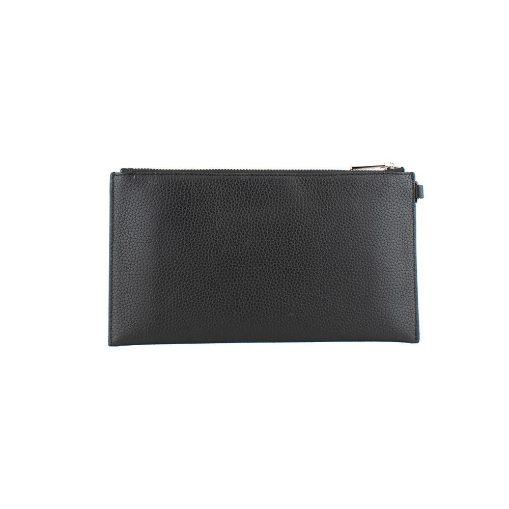 Michael Kors Schwarze Leder Clutch Bag
