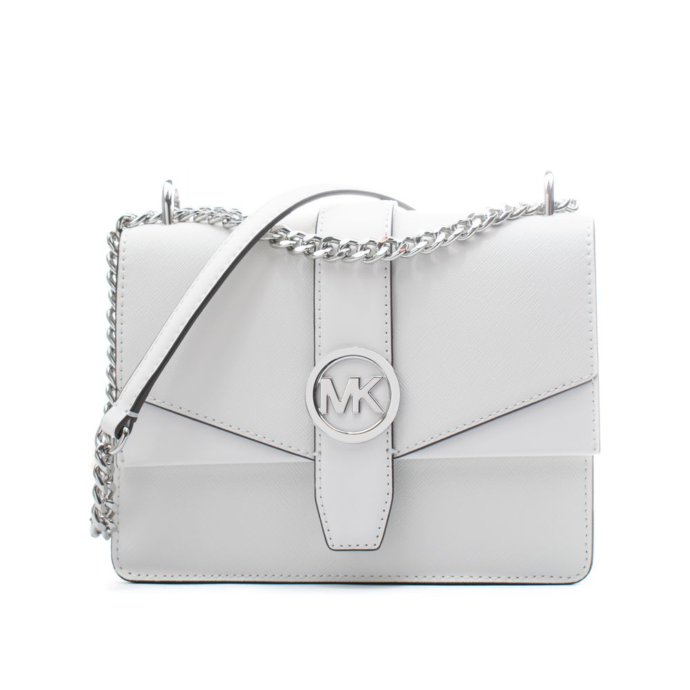Michael Kors Weiße Leder Umhängetasche