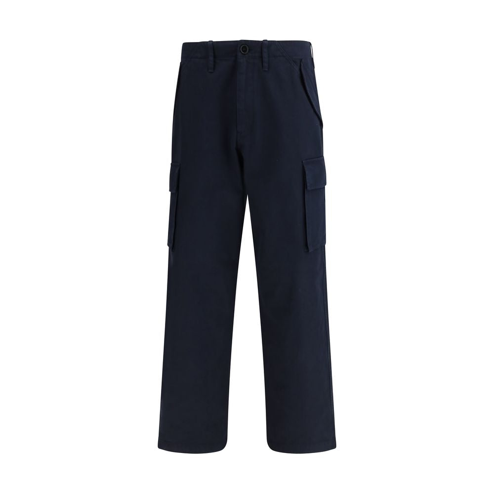 Burberry Blaue Cargo-Hose aus Baumwolle