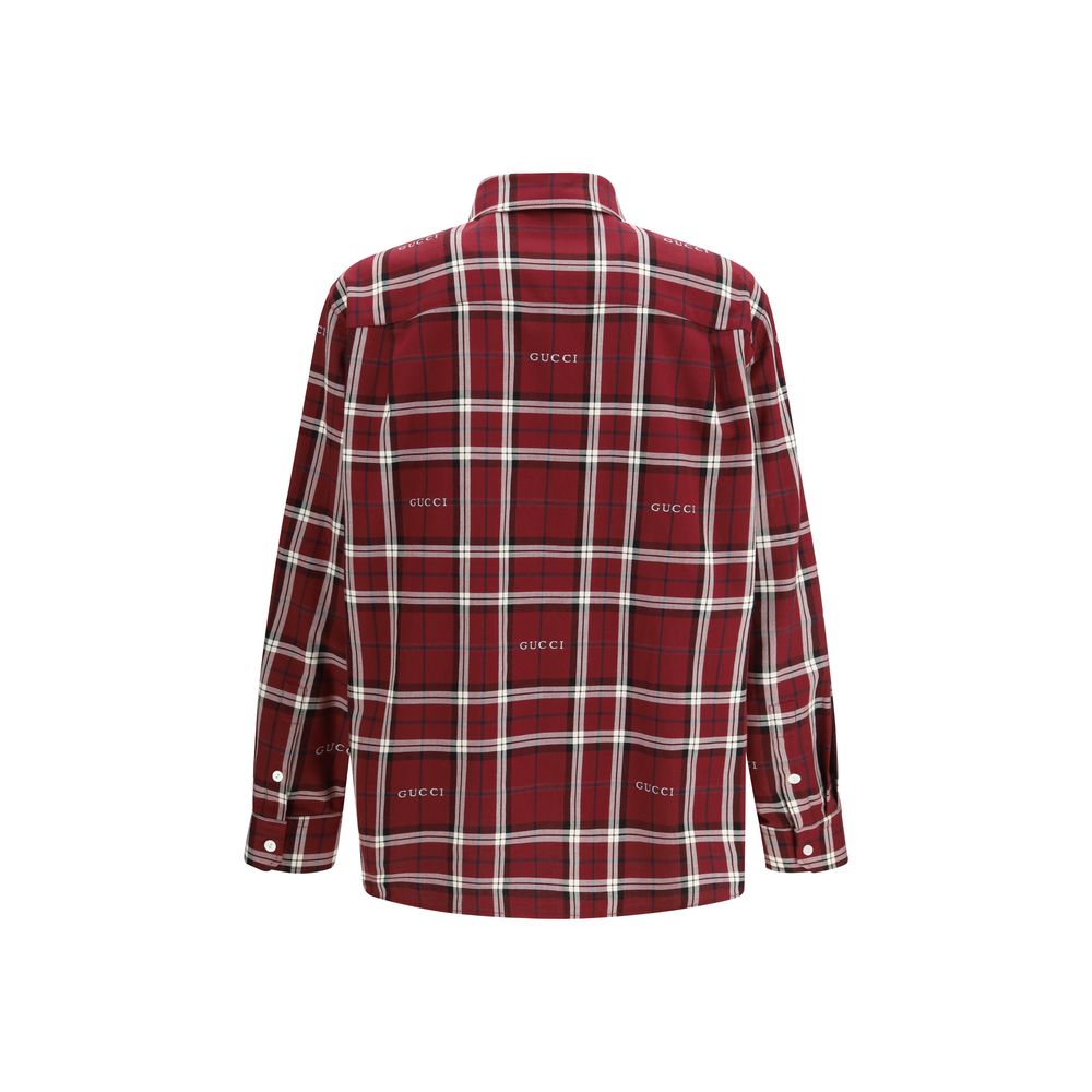 Gucci Mehrfarbiges Hemd aus Baumwolle mit Muster