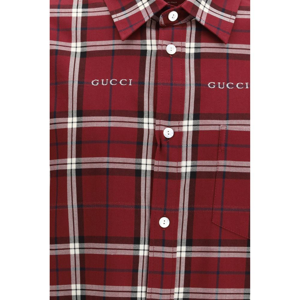 Gucci Mehrfarbiges Hemd aus Baumwolle mit Muster