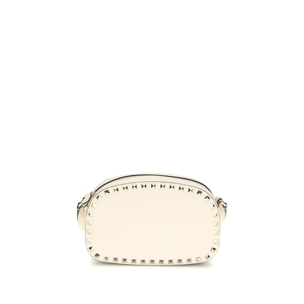 Valentino Garavani Beige Calf Leather Bos Taurus Schultertasche
