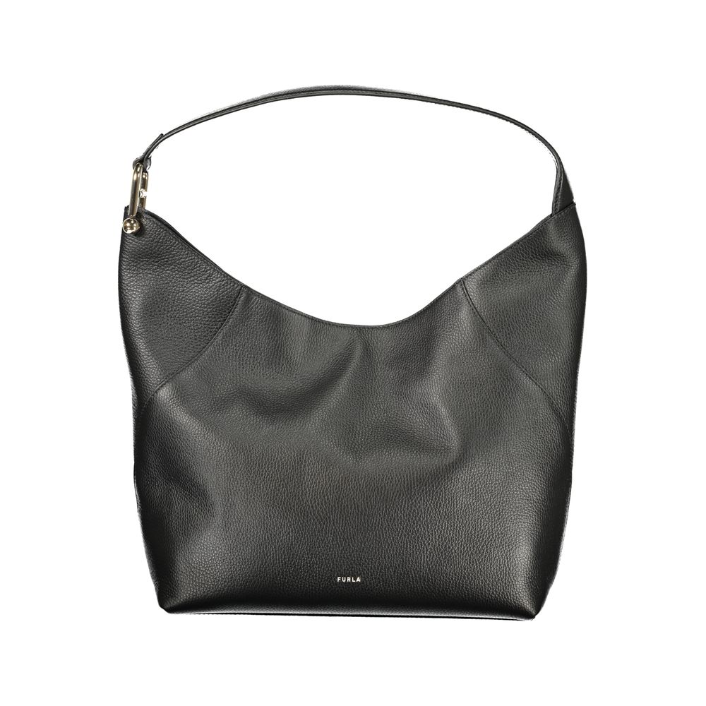 Furla Schultertasche Lara aus schwarzem Leder für Damen
