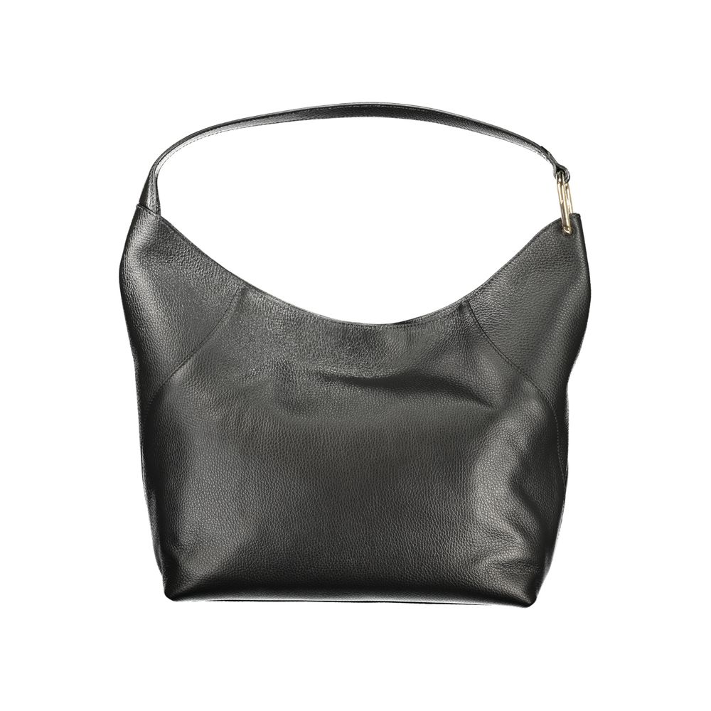 Furla Schultertasche Lara aus schwarzem Leder für Damen
