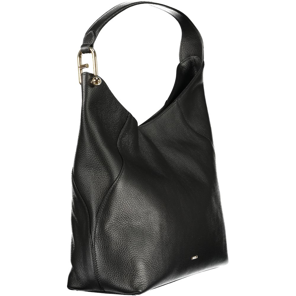 Furla Schultertasche Lara aus schwarzem Leder für Damen