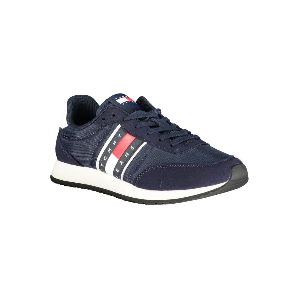 Tommy Hilfiger Blaue Sneaker aus Polyurethan für Herren