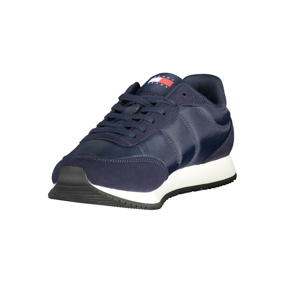 Tommy Hilfiger Blaue Sneaker aus Polyurethan für Herren