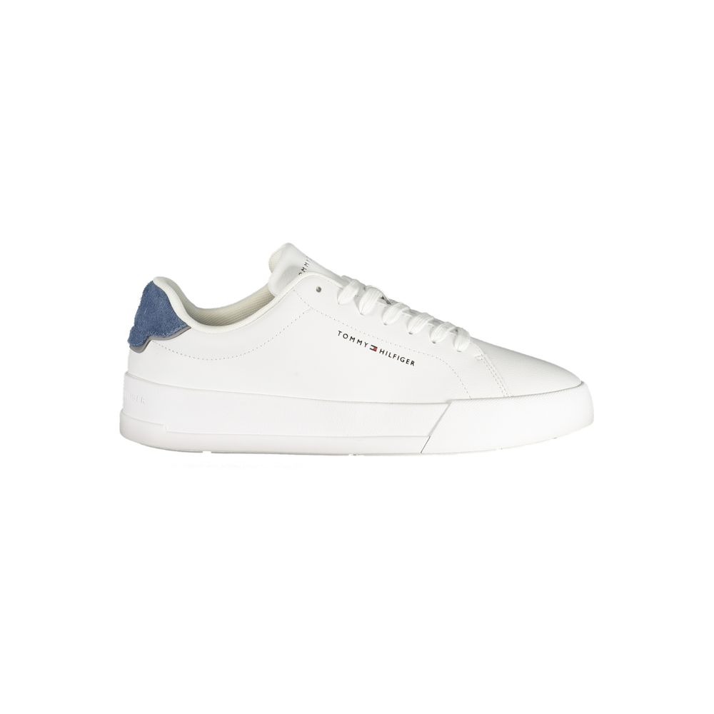 Tommy Hilfiger Weißer Herren-Sneaker aus Polyurethan