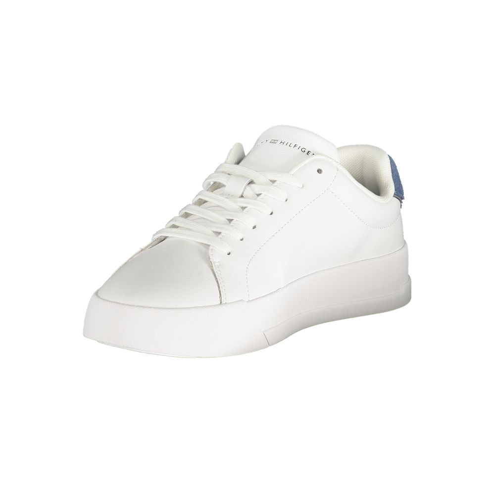 Tommy Hilfiger Weißer Herren-Sneaker aus Polyurethan