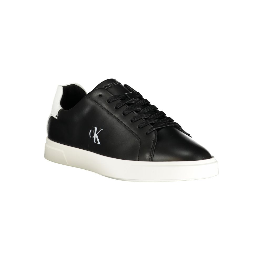 Calvin Klein Schwarzer Damen-Sneaker aus Polyurethan