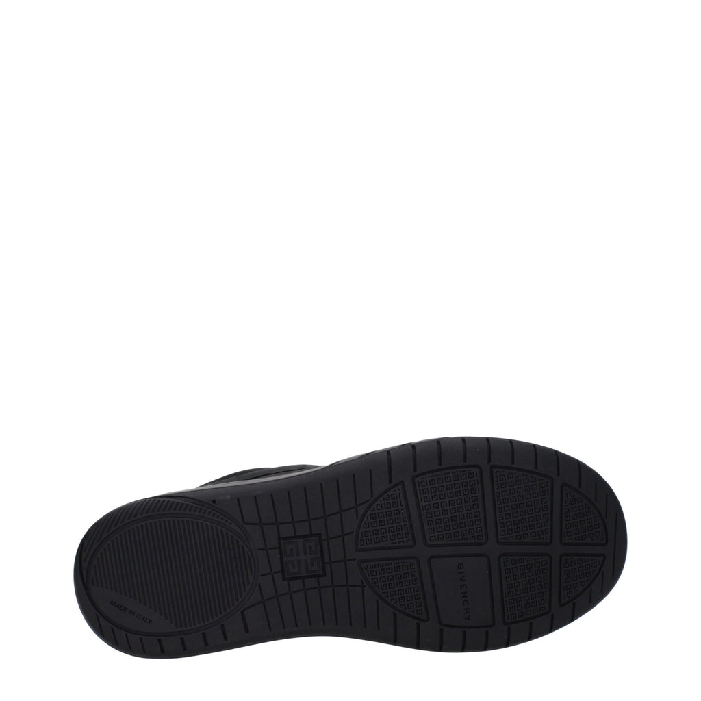 Givenchy Schwarze Stoff-Sneaker mit niedrigem Schaft