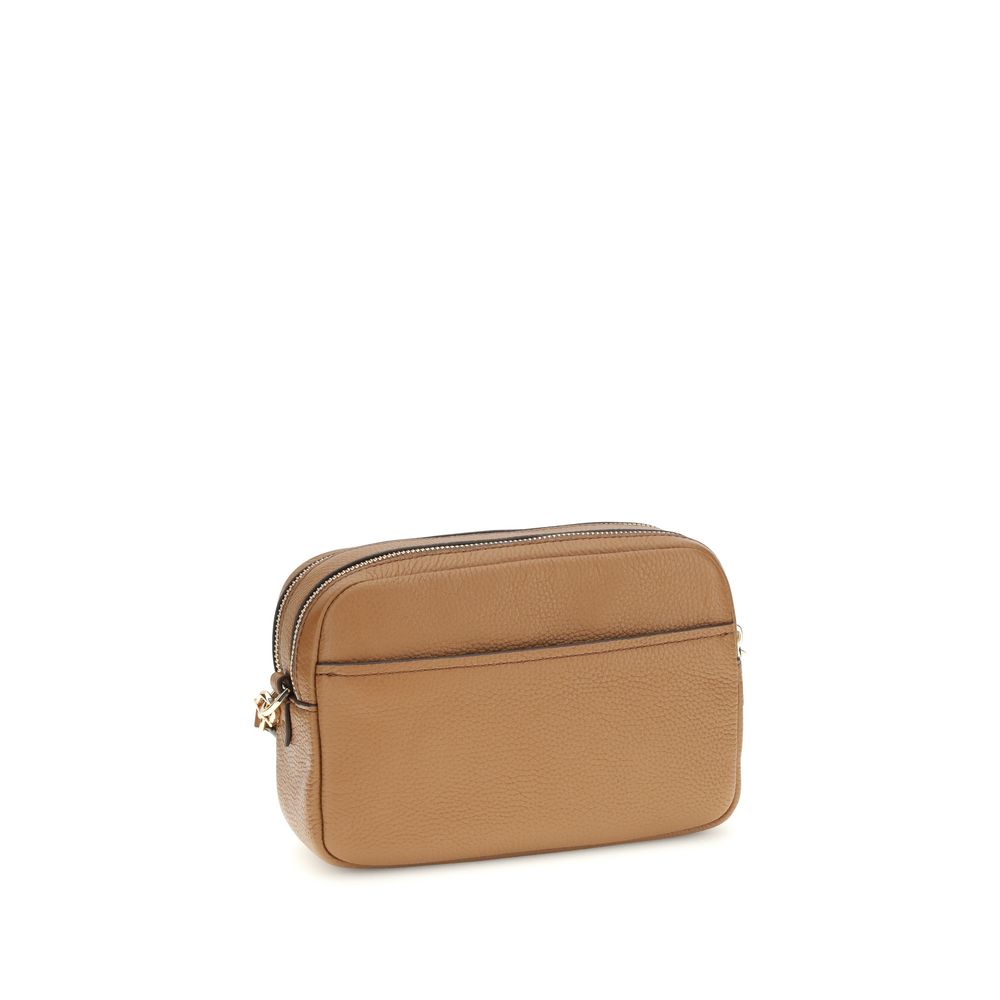 Michael Kors Braune Kalbsleder Bos Taurus Schultertasche