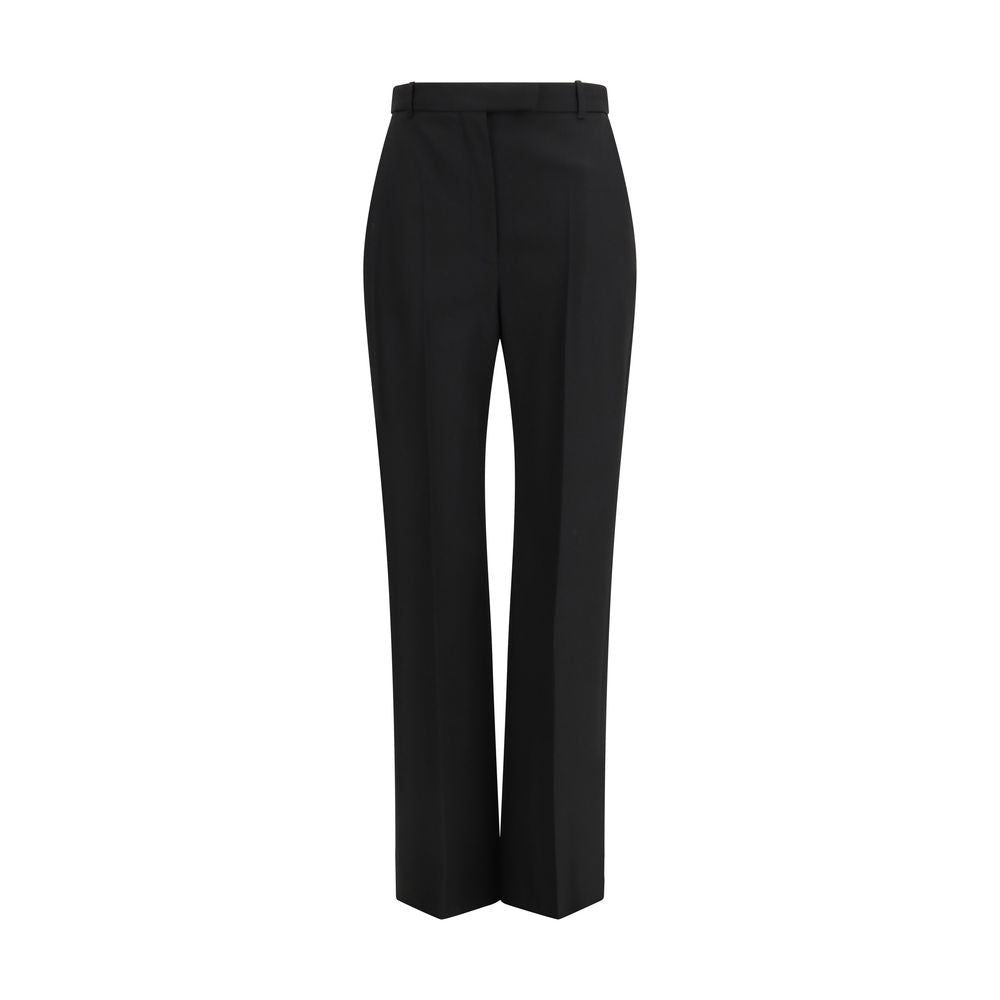 Alexander McQueen Schwarze Baumwoll-Anzughose