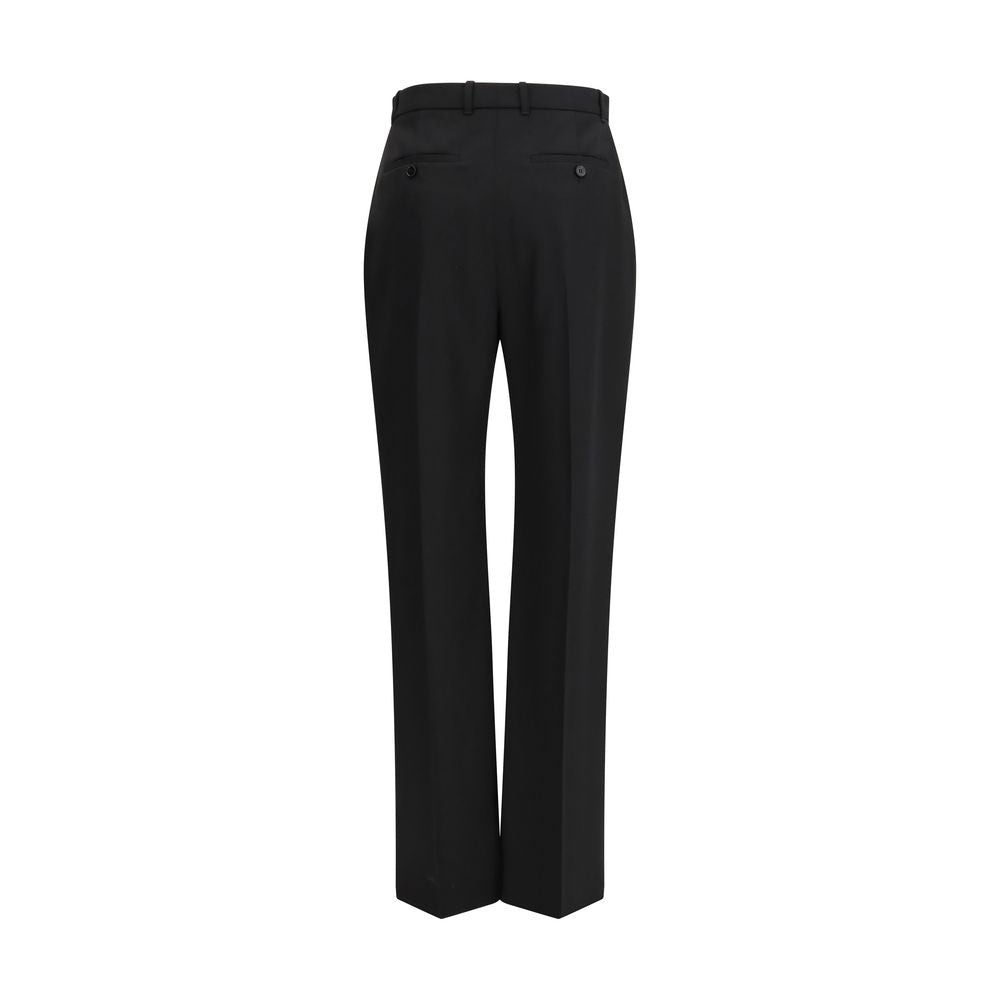 Alexander McQueen Schwarze Baumwoll-Anzughose