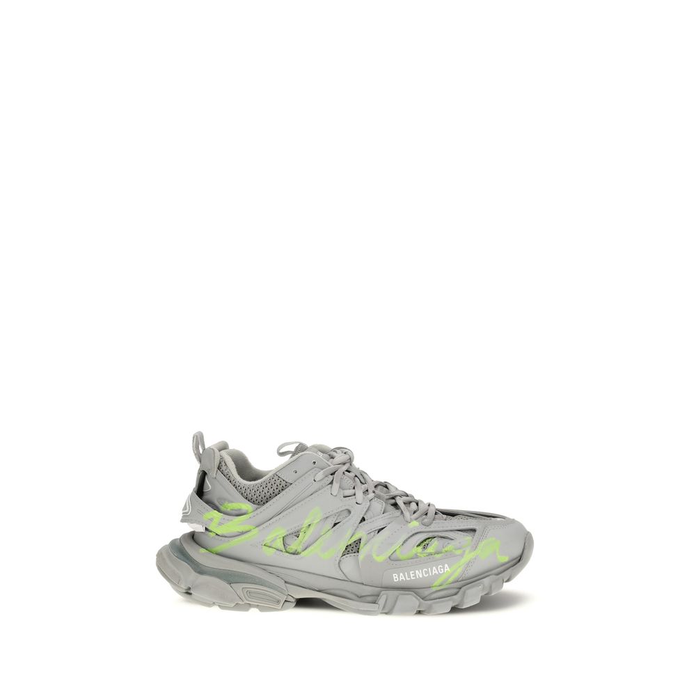 Balenciaga Graue Sportschuhe aus Polyester