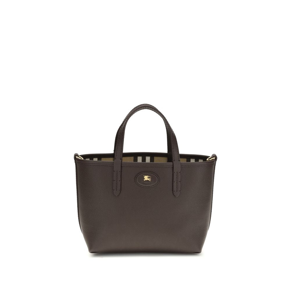 Burberry Beige Calf Leather Bos Taurus Schultertasche