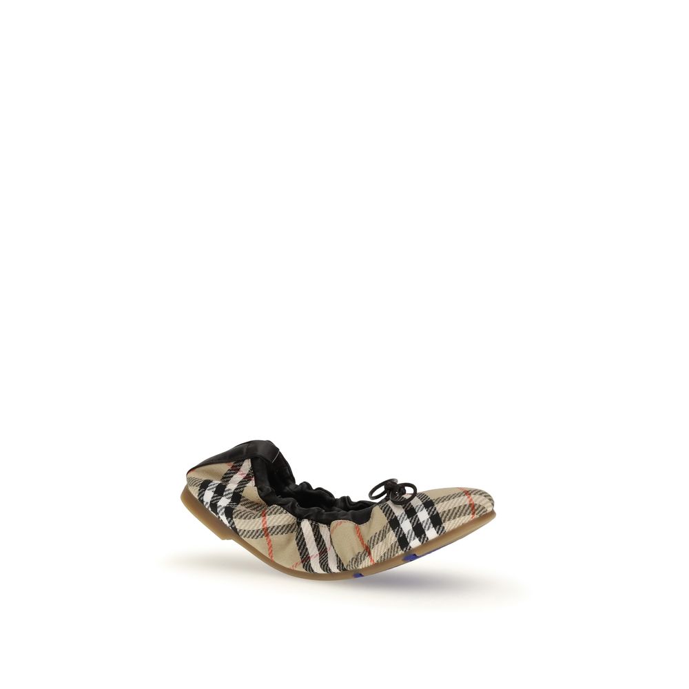 Burberry Mehrfarbige Ballerinas aus Polyester