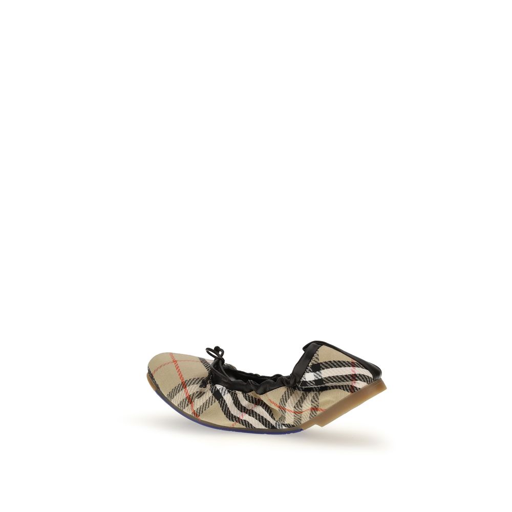 Burberry Mehrfarbige Ballerinas aus Polyester