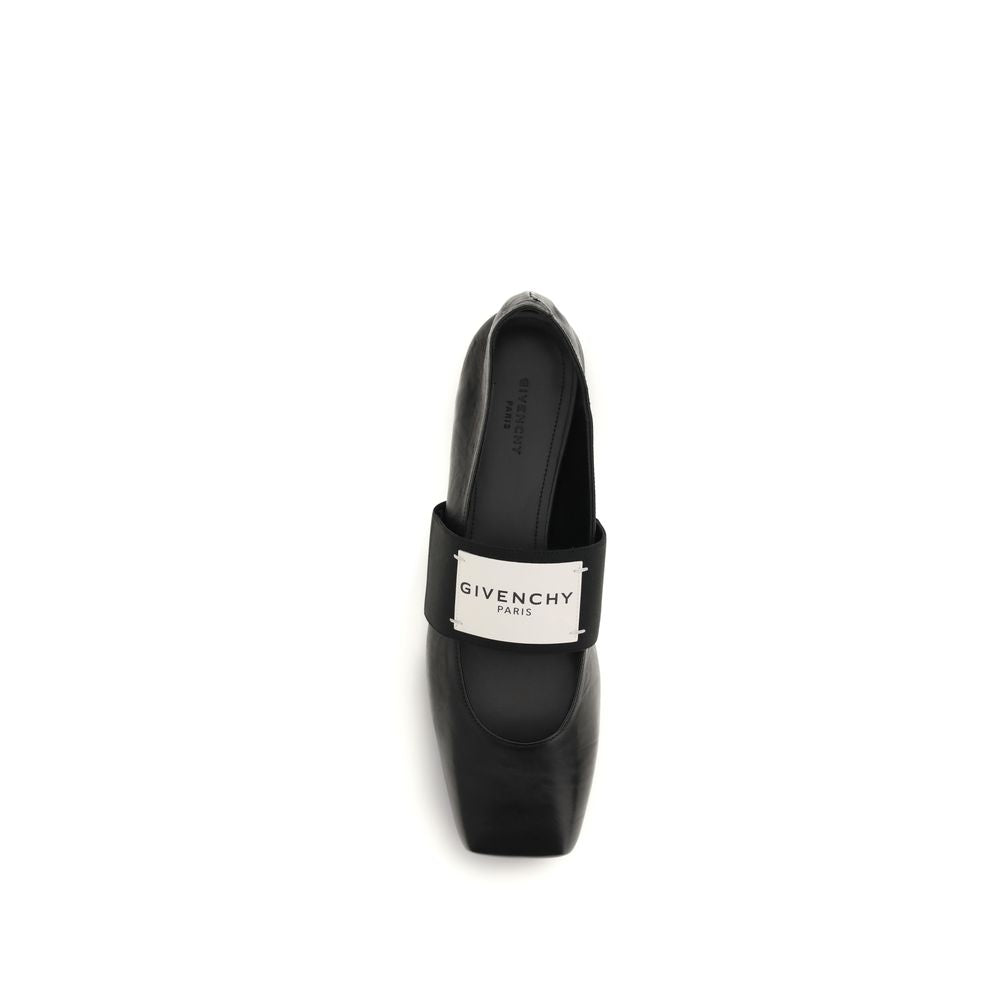 Givenchy Schwarze Lammleder Ballerinas Ovis Aries Aries