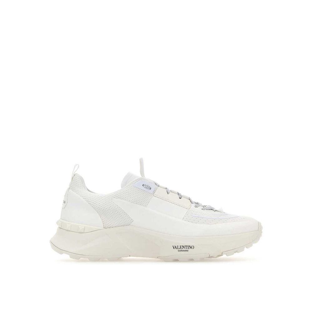 Valentino Garavani Weiße Stoff-Sneaker im Athletic-Look