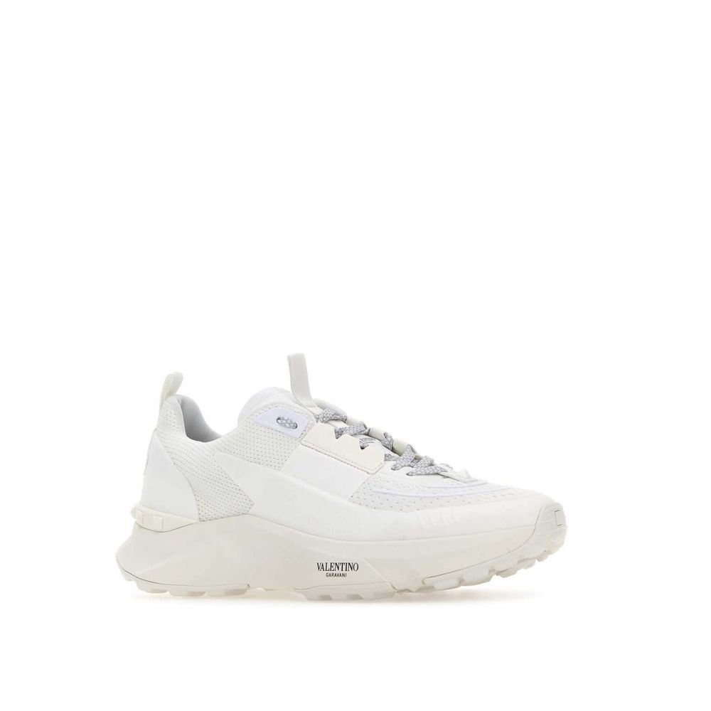 Valentino Garavani Weiße Stoff-Sneaker im Athletic-Look