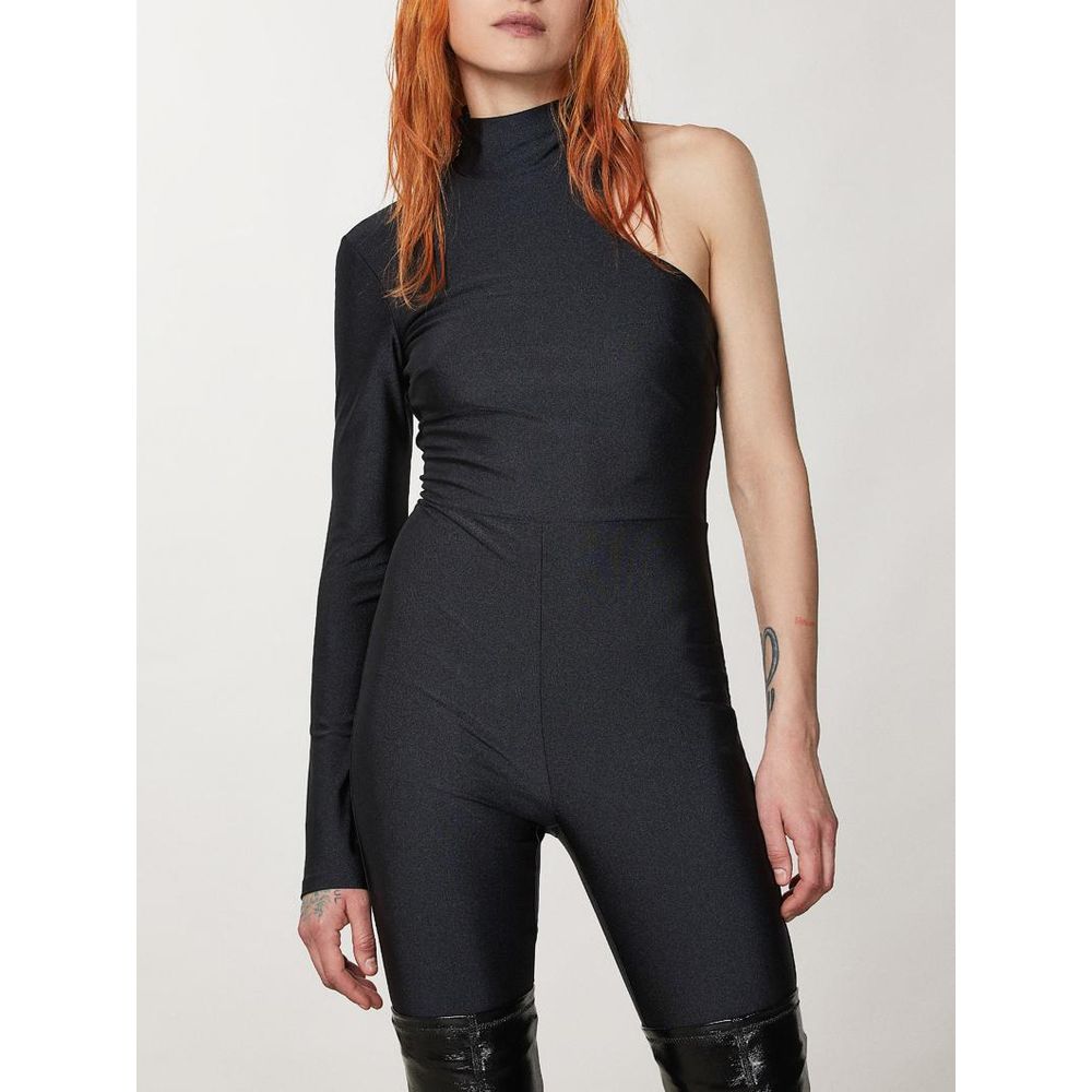Patrizia Pepe Schwarzer Polyamid-Jumpsuit