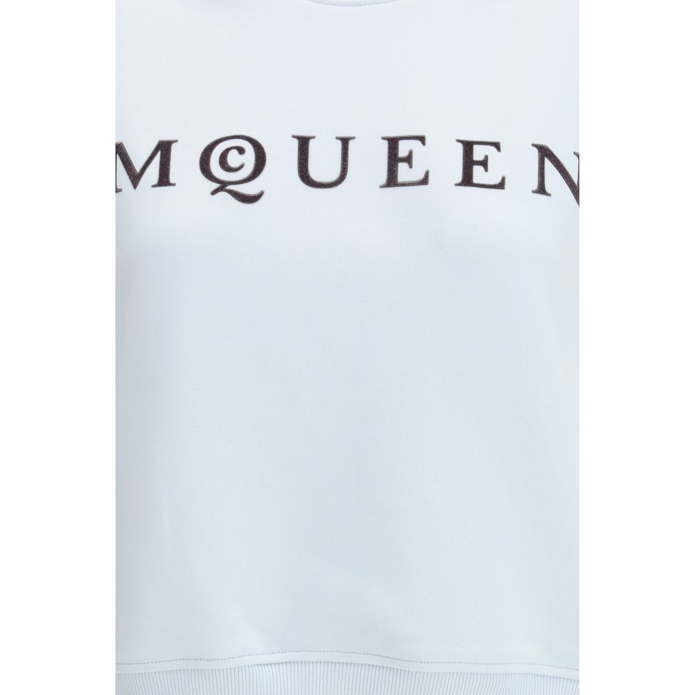 Alexander McQueen Blauer Baumwoll-Sweatshirt