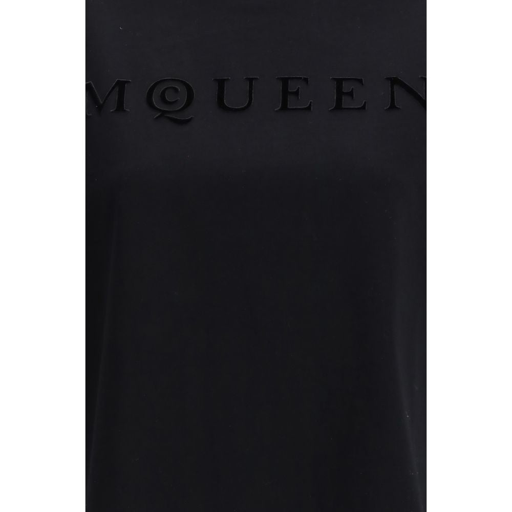 Alexander McQueen Schwarzes Baumwoll-T-Shirt