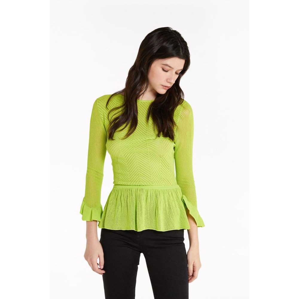 Patrizia Pepe Grüner Viskose-Sweatshirt