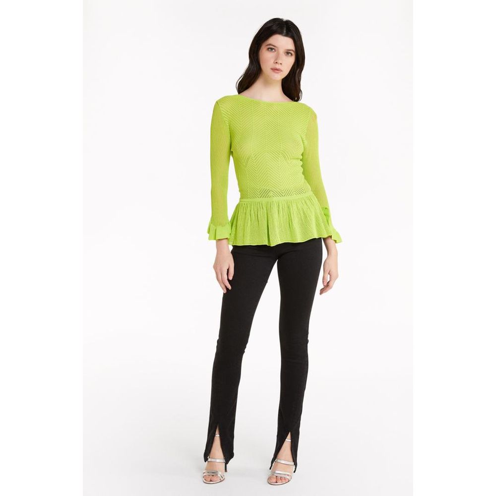 Patrizia Pepe Grüner Viskose-Sweatshirt