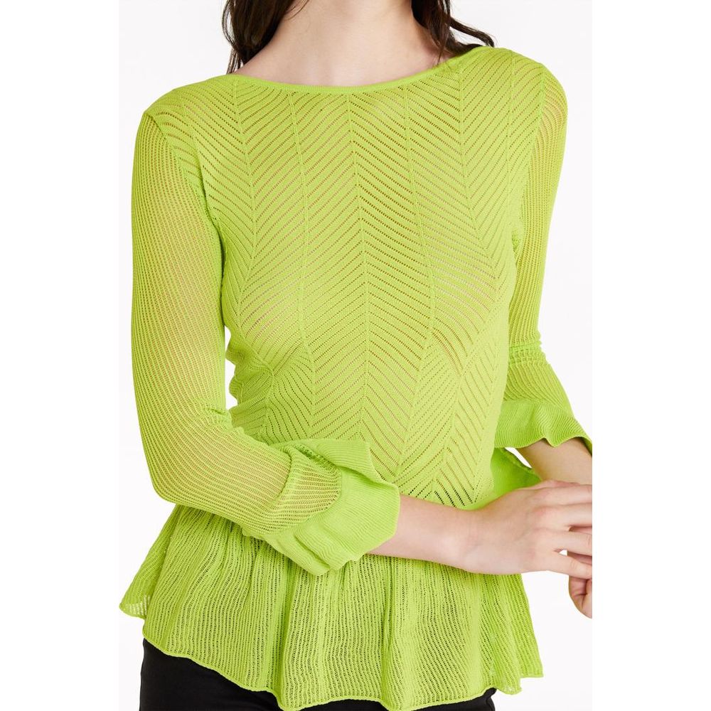 Patrizia Pepe Grüner Viskose-Sweatshirt