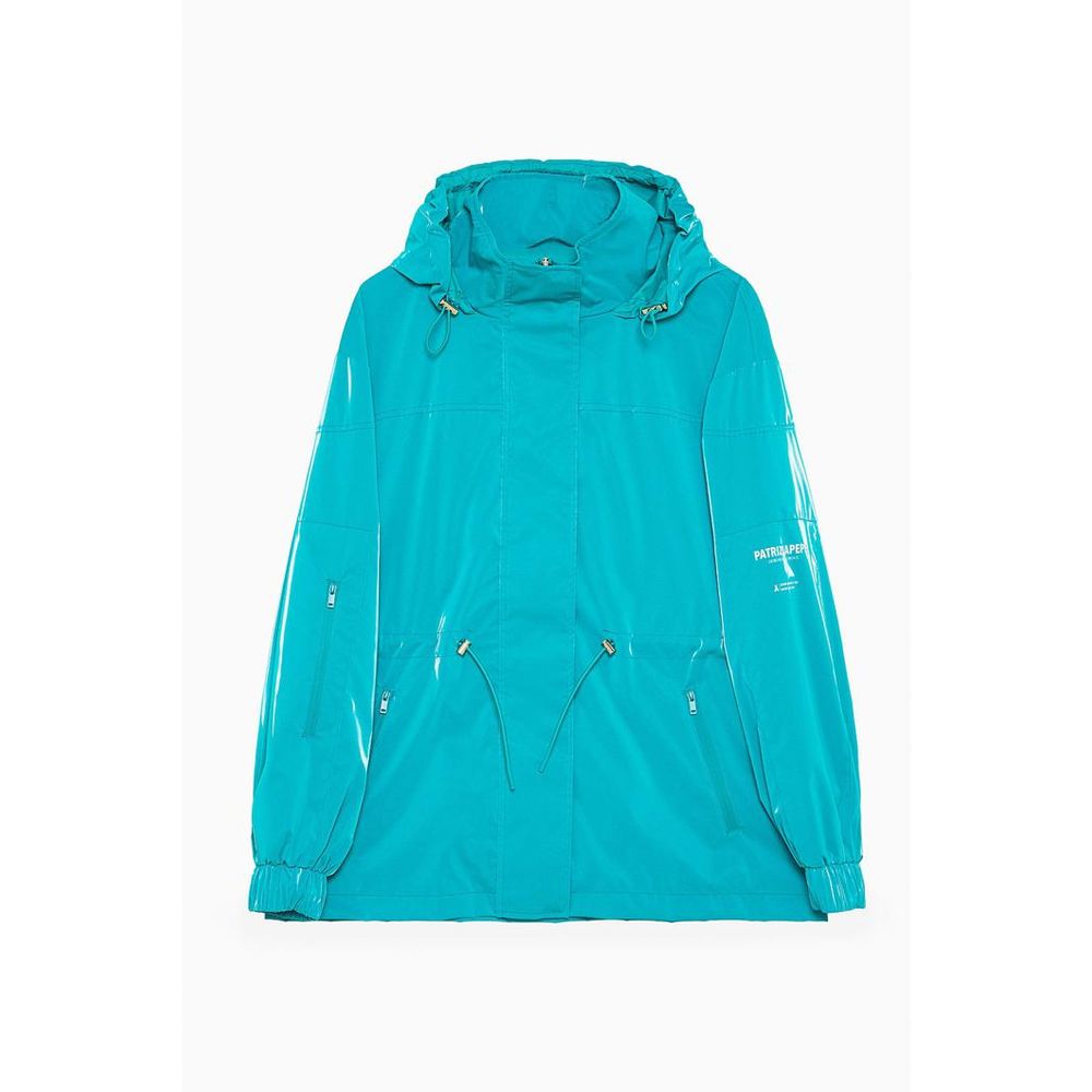 Patrizia Pepe Grüner Bomber aus Polyethylen