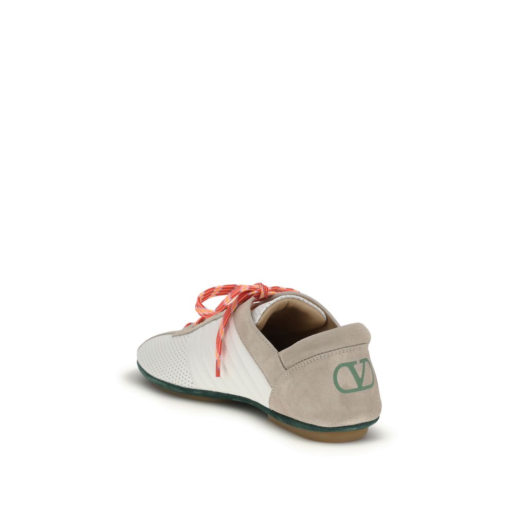 Valentino Garavani Mehrfarbige Lammleder-Sneaker Ovis Aries Aries