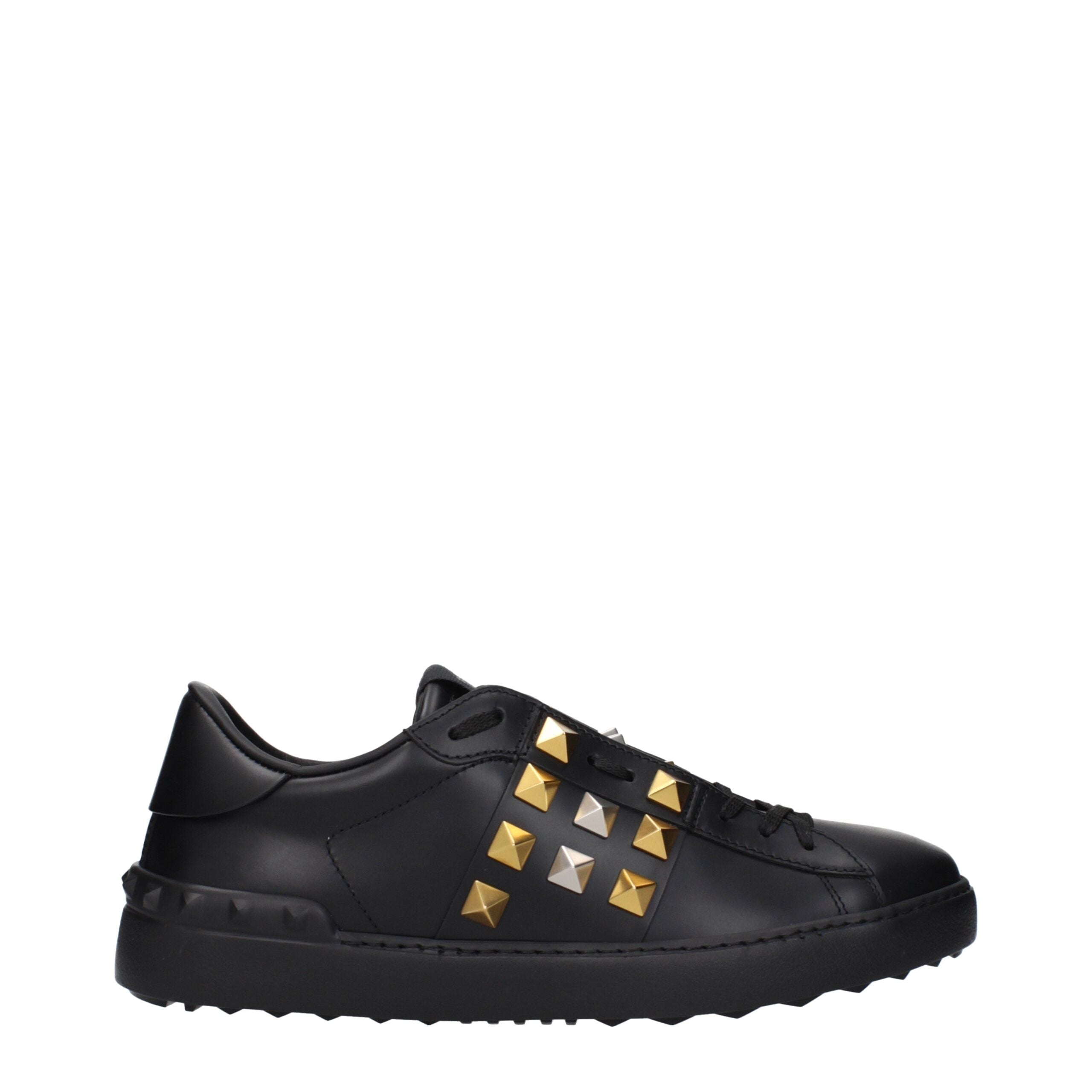 Valentino Garavani Schwarze Leder-Sneaker