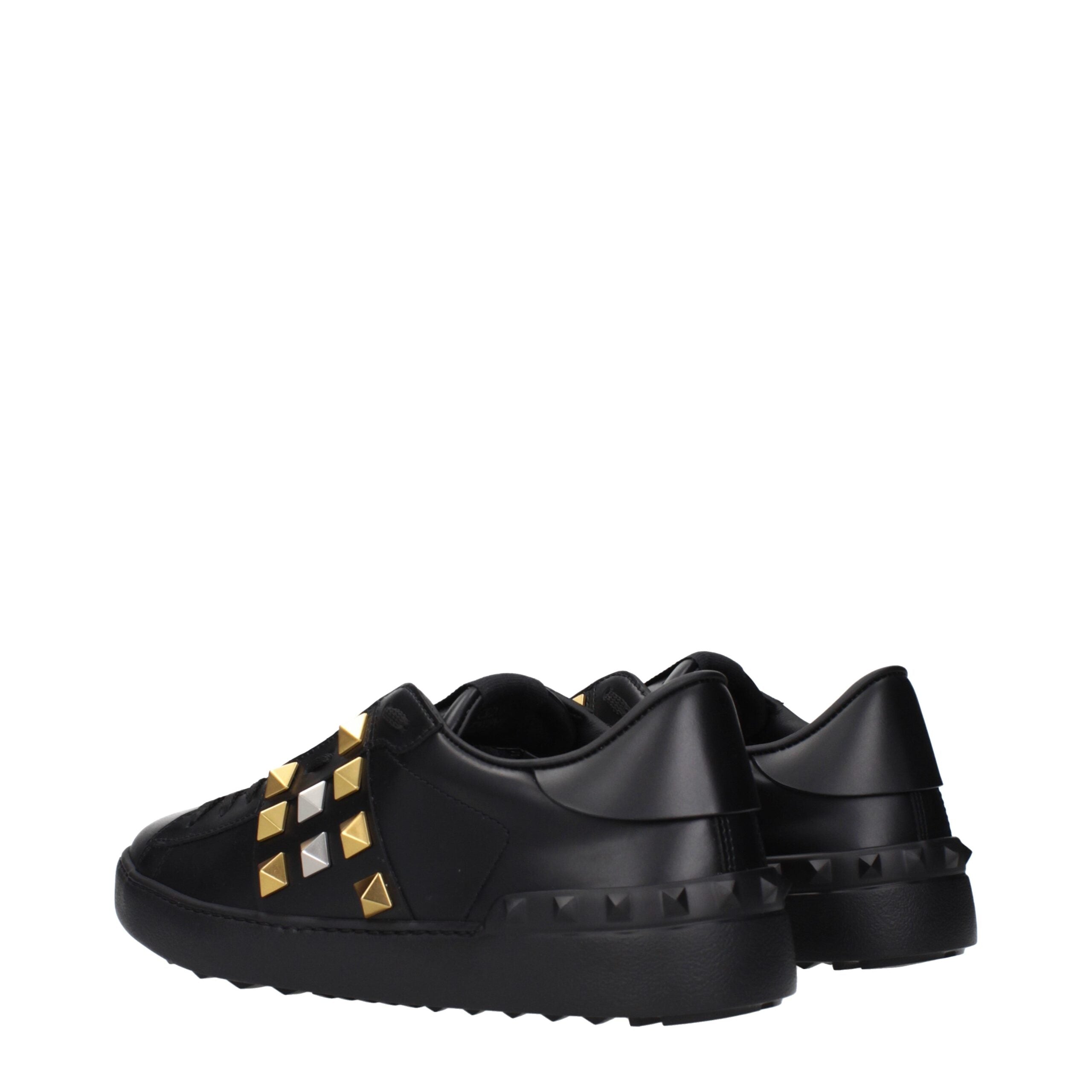 Valentino Garavani Schwarze Leder-Sneaker
