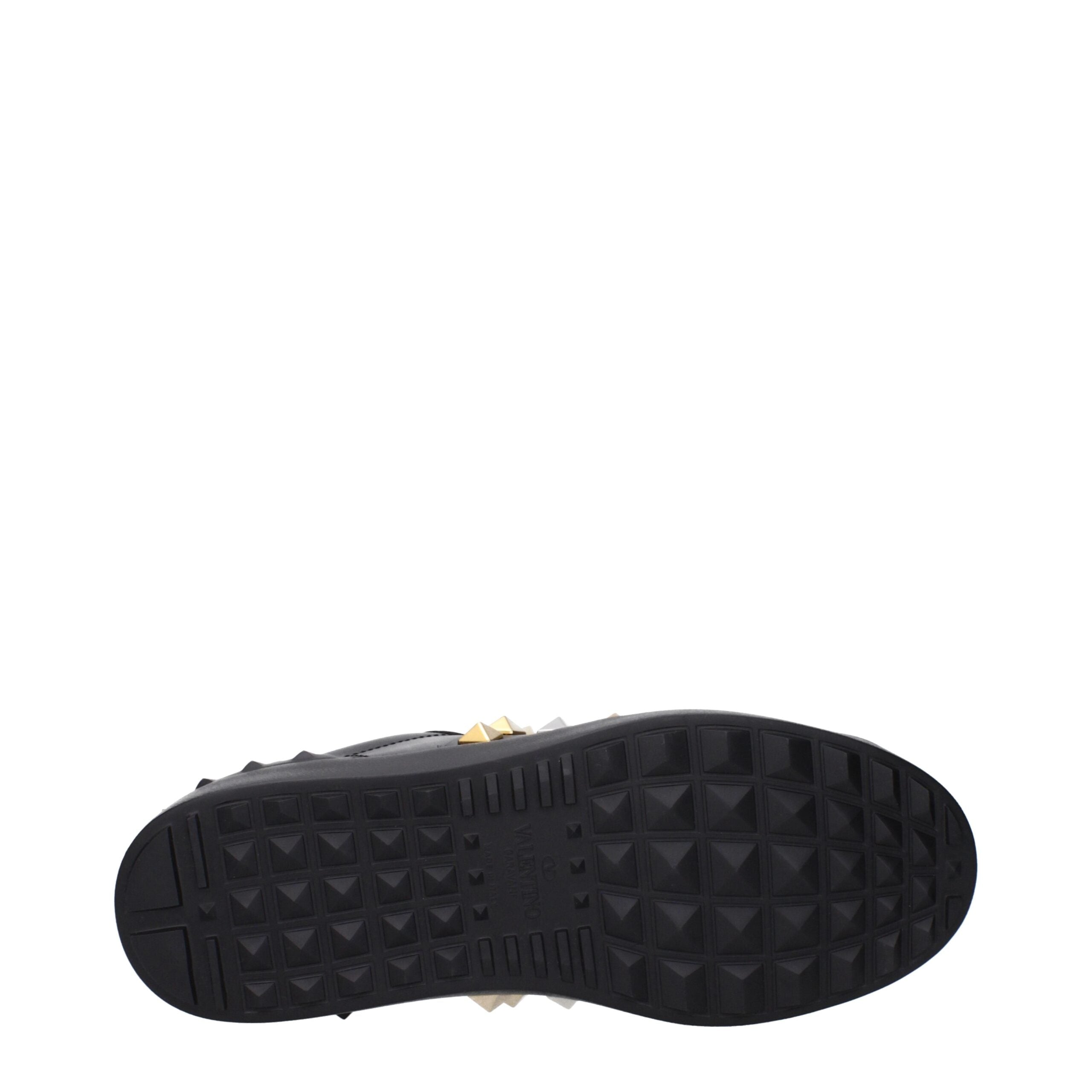 Valentino Garavani Schwarze Leder-Sneaker
