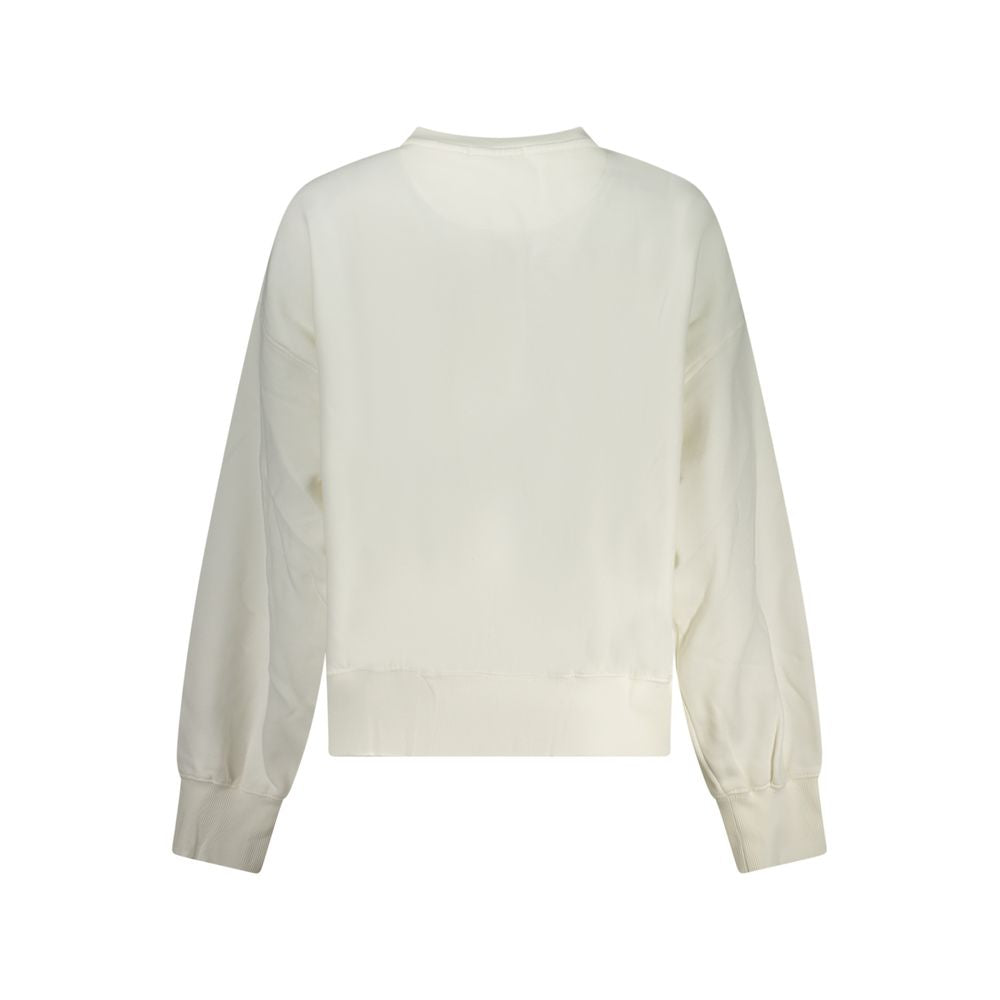 Pepe Jeans Bianco Baumwoll-Sweatshirt für Damen