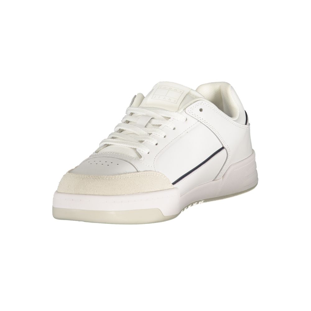 Tommy Hilfiger Weiße Herren-Sneaker aus Polyurethan