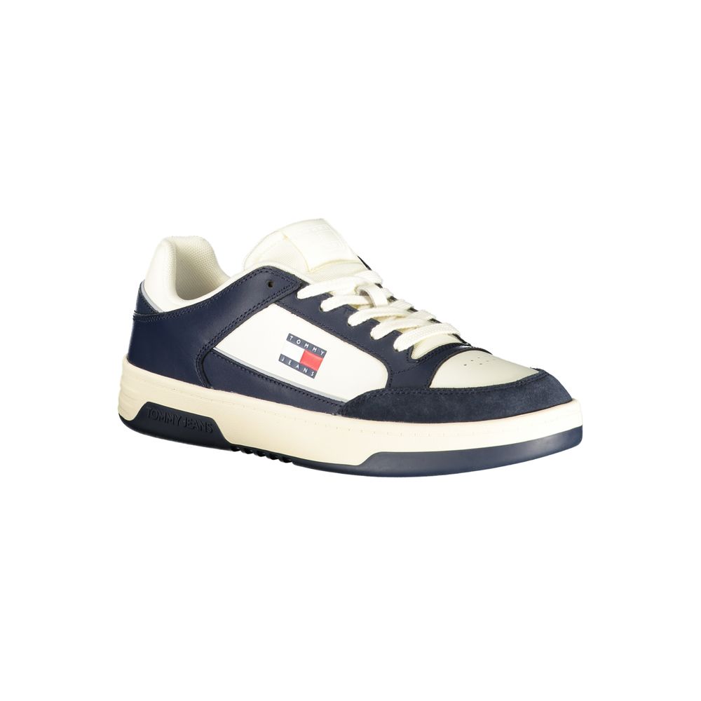Tommy Hilfiger Bianco Herren-Sneaker aus Polyurethan