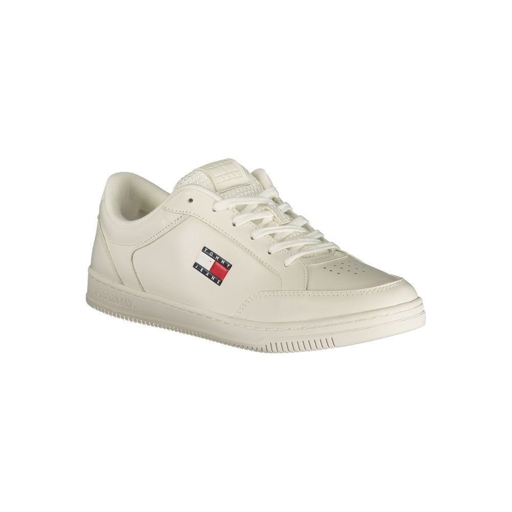 Tommy Hilfiger Weiße Sneaker aus Polyurethan für Herren