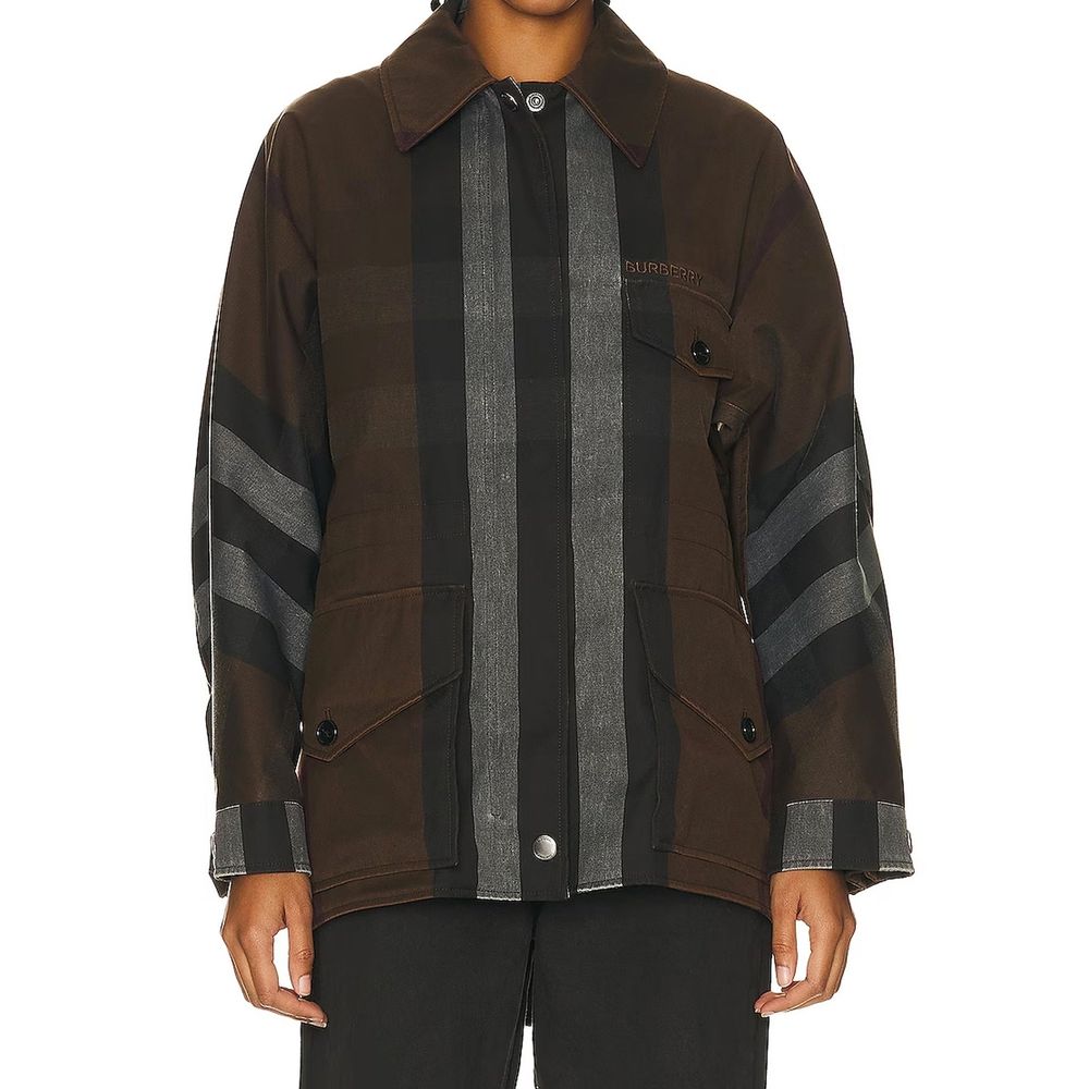 Burberry Brauner Baumwollparka
