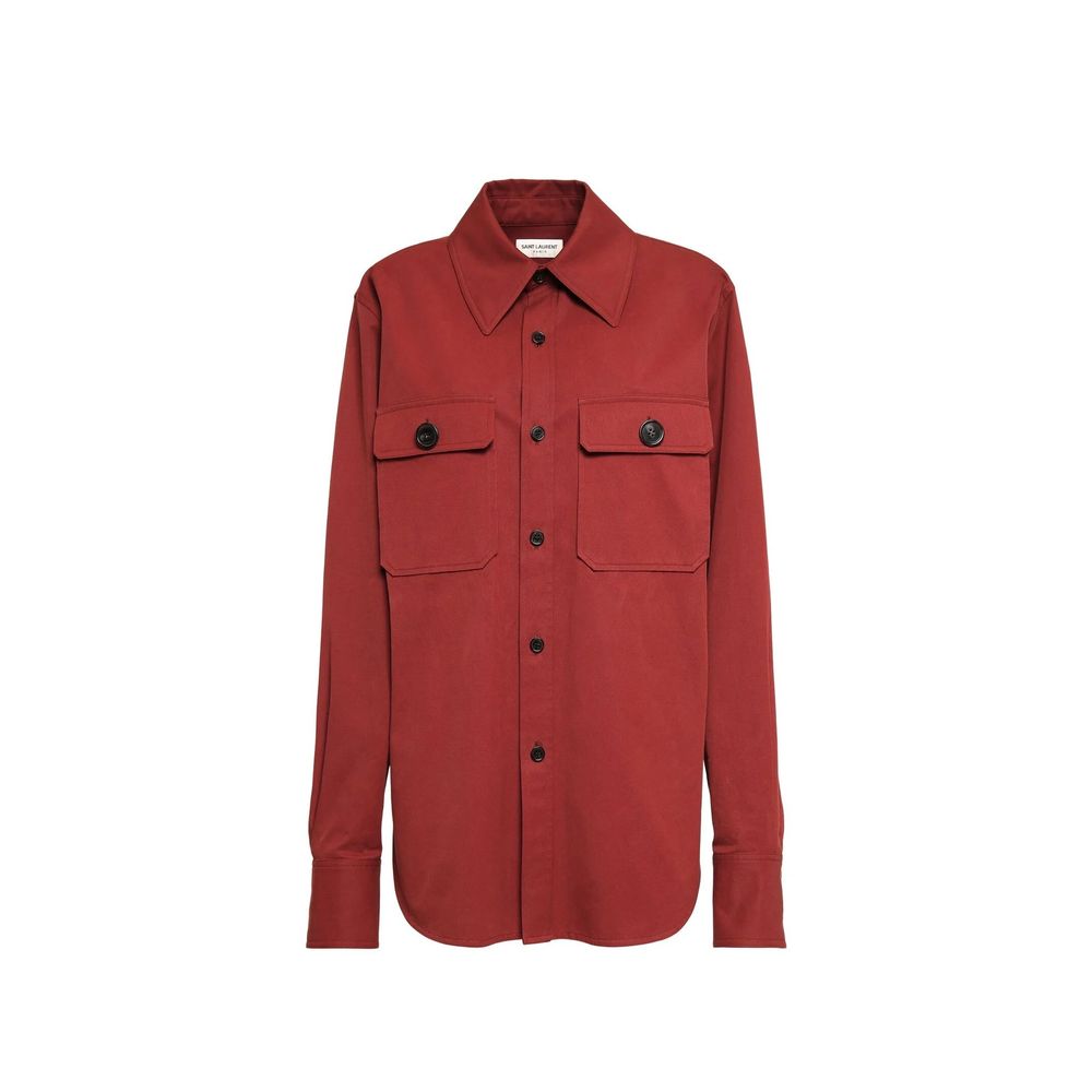 Saint Laurent Mehrfarbiges Baumwollhemd