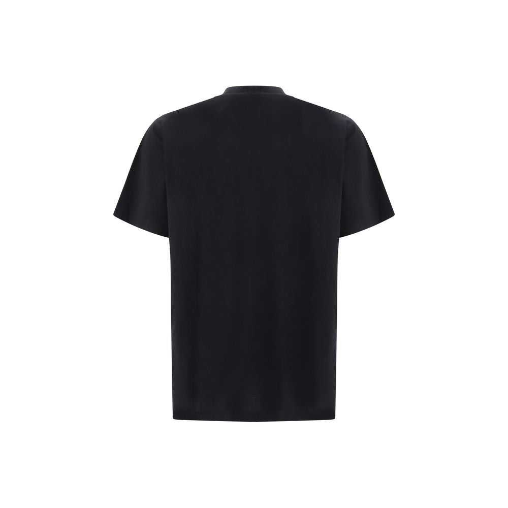 Moschino Schwarzes Baumwoll-T-Shirt