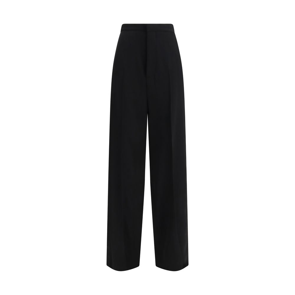 Balenciaga Schwarze Baumwoll-Anzughose